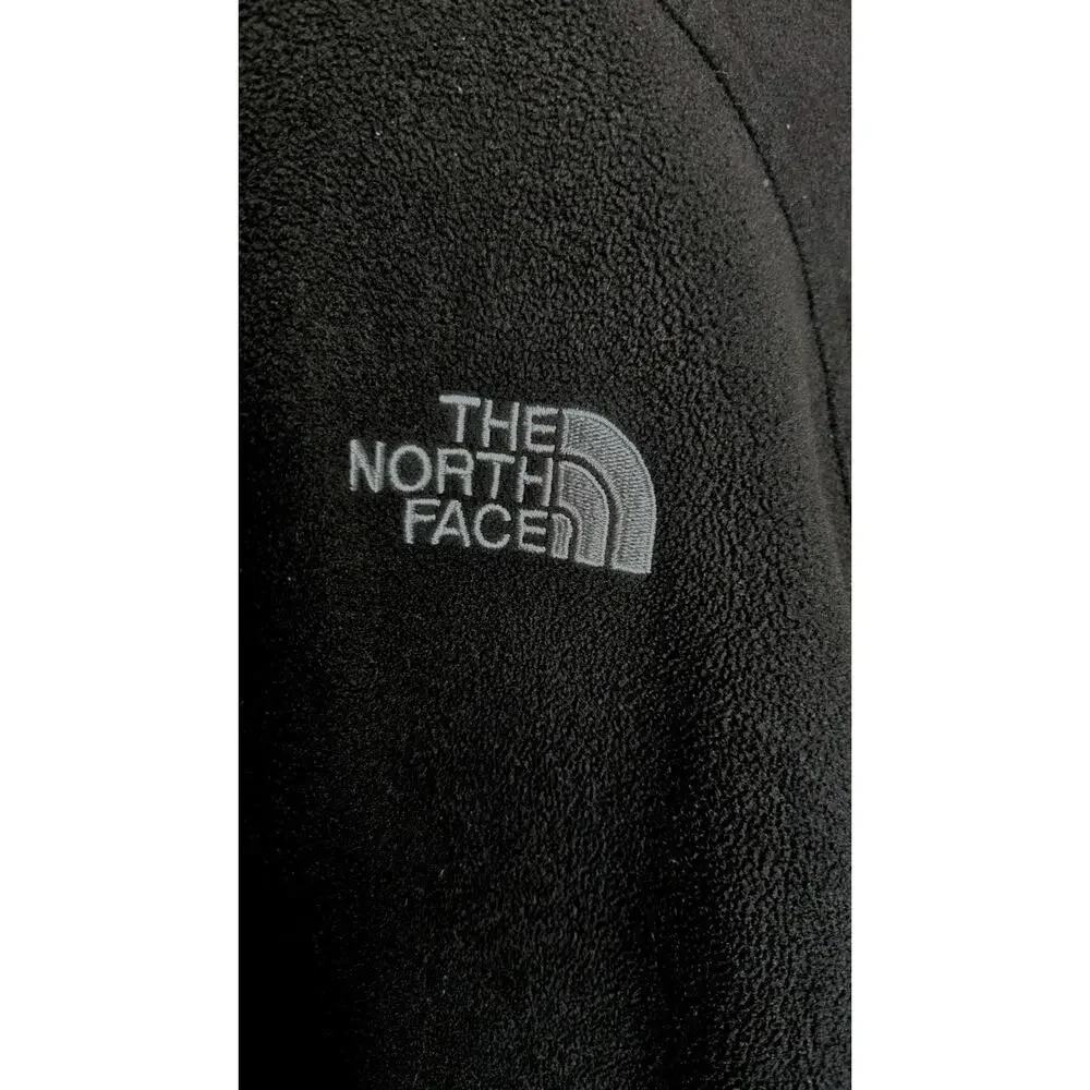 The North Face Full Zip Fleeced Jacked Hand Pockets Men’s Black Size Large
